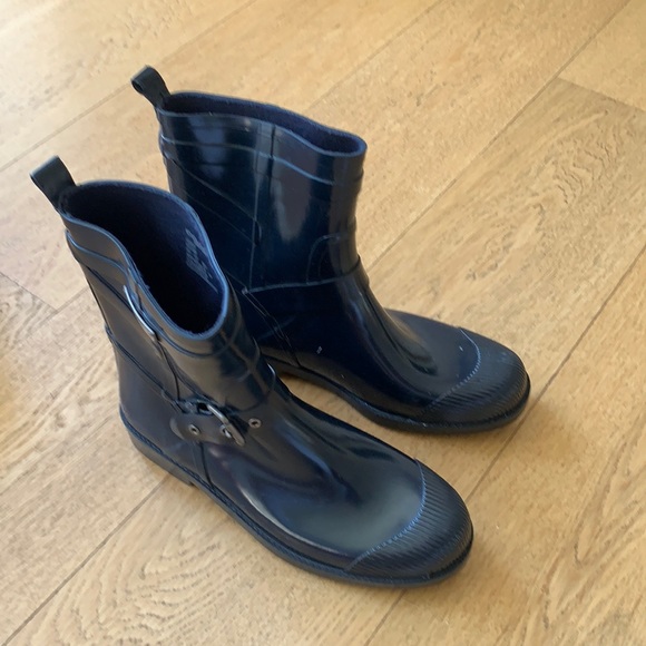 Coach rain boots navy women’s size 10B